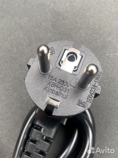 Кабель питания черный новый