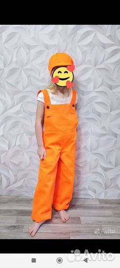 Костюм строитель детский