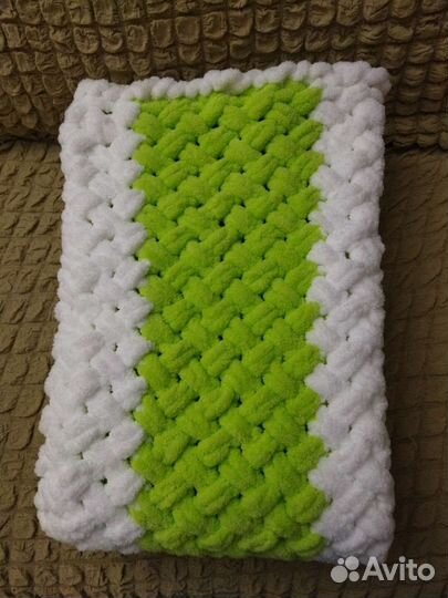 Детский плюшевый плед 95 см на 95 см