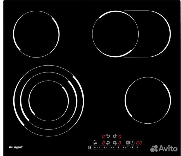 Встраиваемая электрическая панель Weissgauff HVF 6