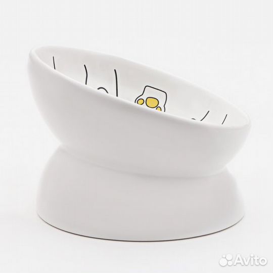 2 шт. Миска керамическая 'Лапа Кота' 150 мл 13 x 9