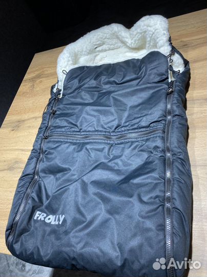 Детский зимний конверт в коляску