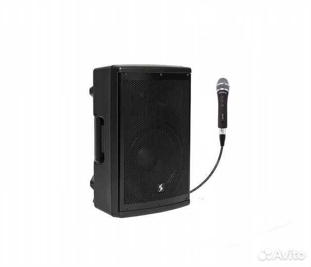 Караоке колонка для дома Stagg AS12 с микрофоном