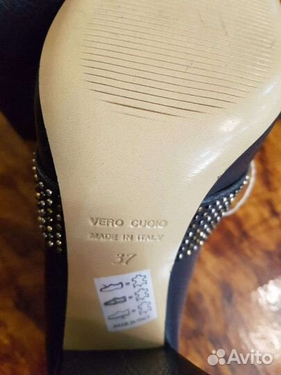 Туфли женские 37 размер Италия натуральная кожа