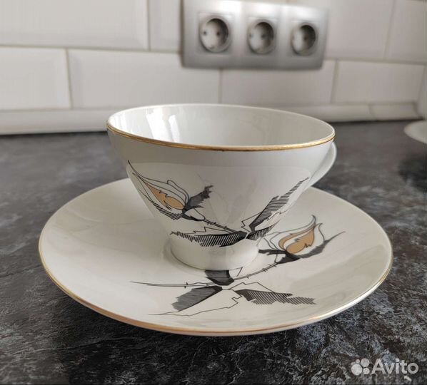 Кофейный сервиз ГДР 70г-г Freiberg 