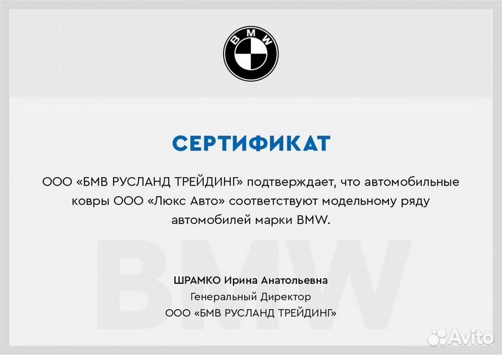 3D Коврики BMW X4 Салон Багажник Экокожа