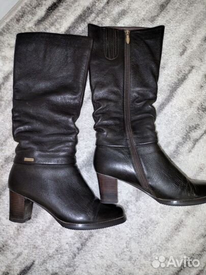 Зимние женские сапоги 38 натуральная кожа