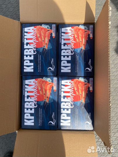 Креветки северные 70/90 свежий улов 2023г