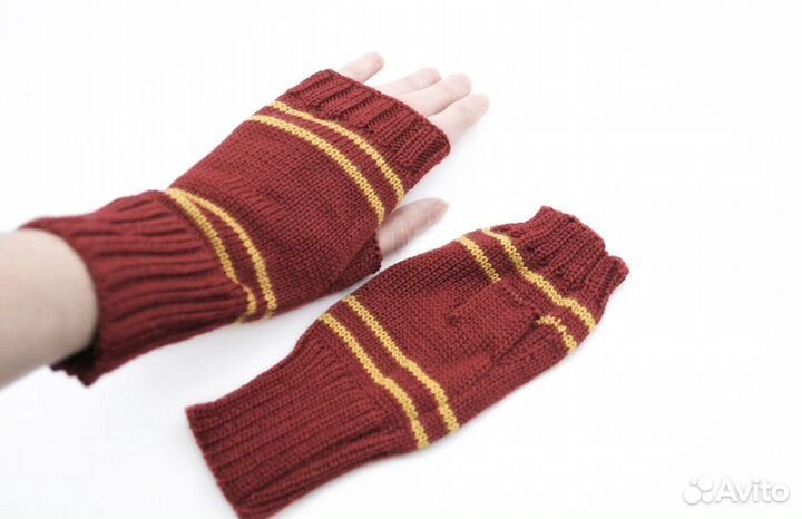 Митенки в цветах факультетов Хогвартса