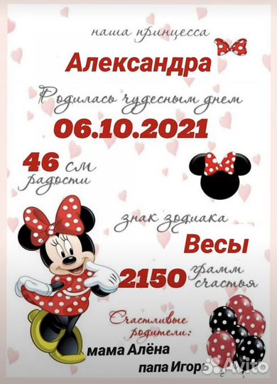 Метрика Пригласительные