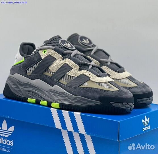 Кроссовки Adidas Niteball Grey (Арт.62355)