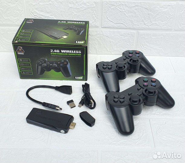 Игровая приставка game stick lite 64gb (10000игр)