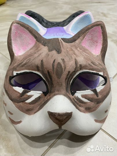 Маска для квадробики кошка