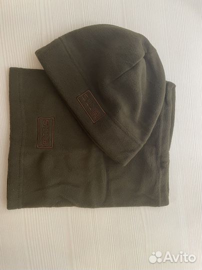 Флисовая шапка + снуд (комплект) тактический