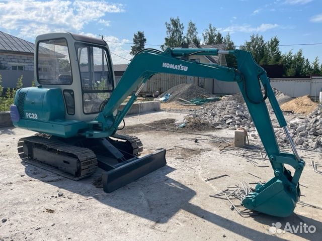 Мини-экскаватор Komatsu PC20-7, 2012