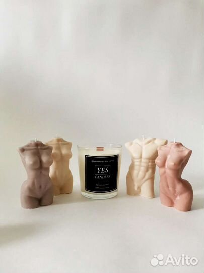 Свеча в форме тела