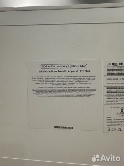 MacBook Pro 14 M3 Pro 18/512 Silver mrx63