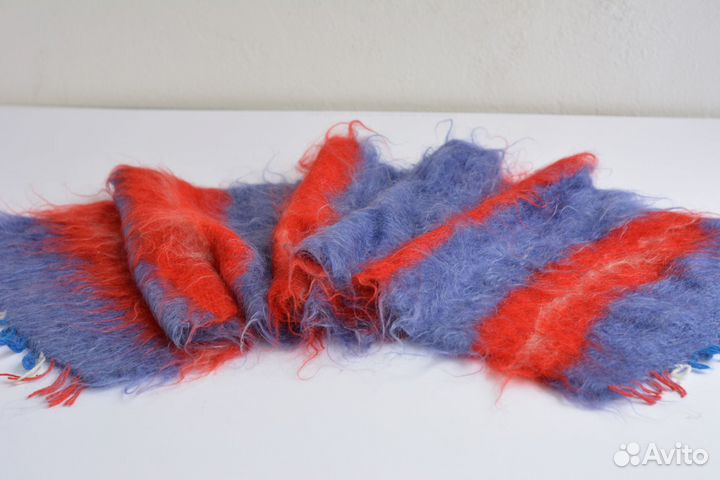 Советский шерстяной шарф винтажный платок СССР