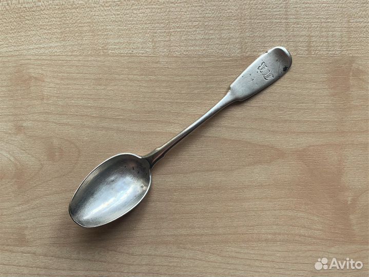 Ложка чайная серебро 84 проба 1869г