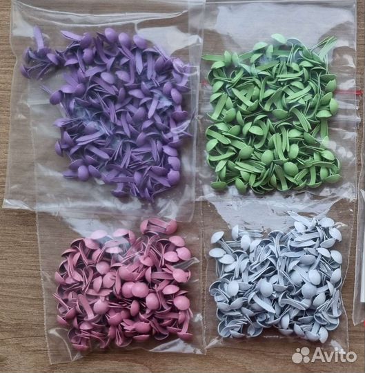 Брадсы для скрапбукинга по 100 штук