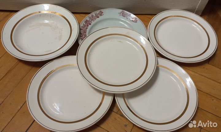 Тарелки, Салатник, СССР, Дулево, зик