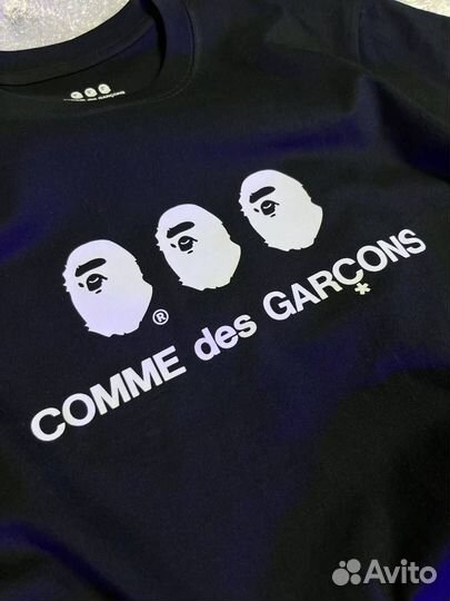 Футболка Bape x CDG