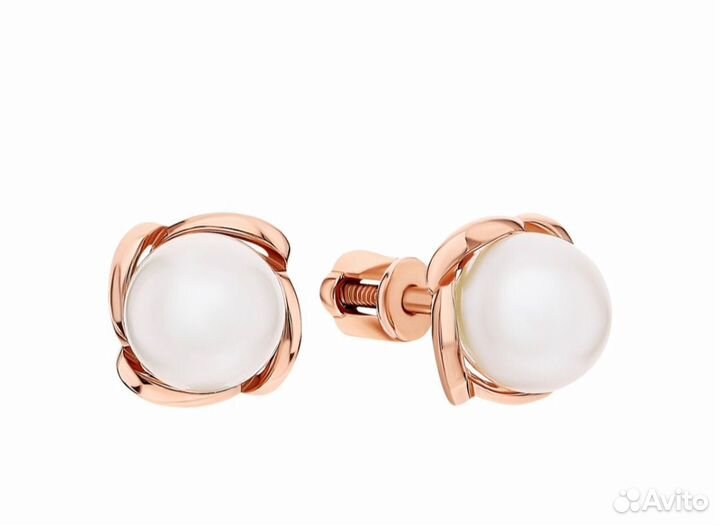 Серьги с жемчугом