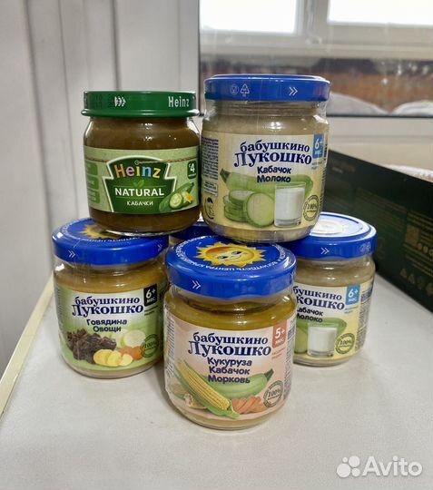 Детское питание (каша, овощное пюре)