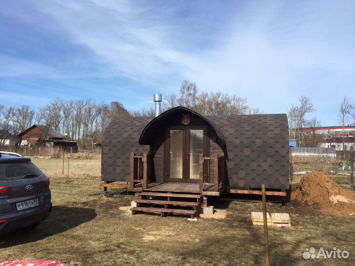 Баня Квадро бочка под ключ