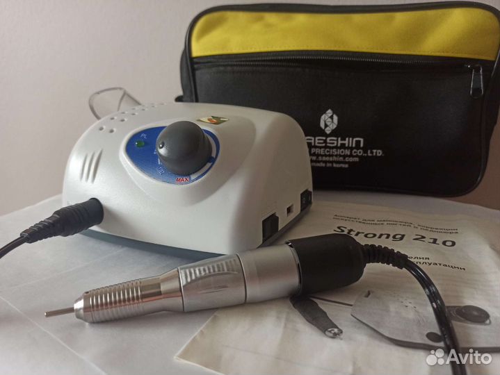 Аппарат для маникюра strong 210 корея