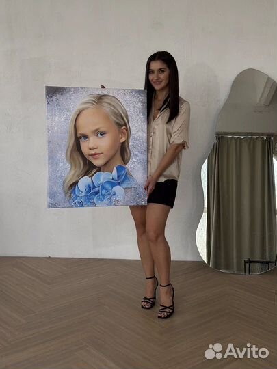 Картины портреты на холсте дрим арт