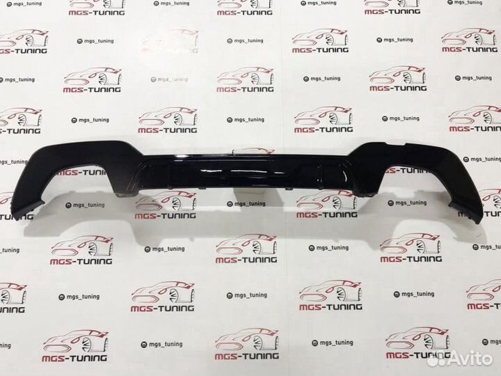 Диффузор BMW 3 Series G20 M340 Style Черный глянец