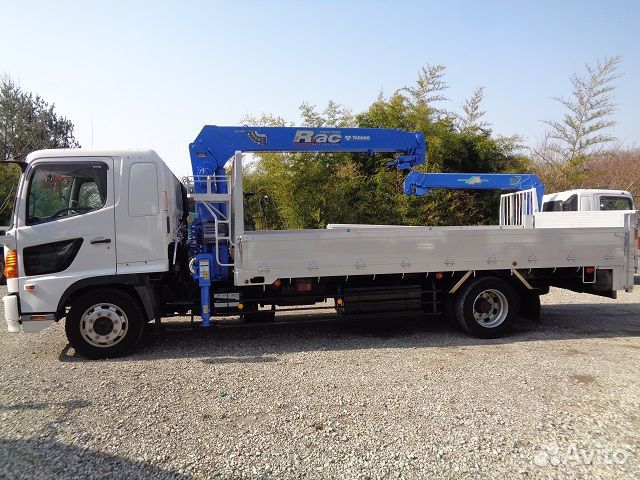 Бортовой грузовик Hino Ranger с КМУ Tadano, 2007