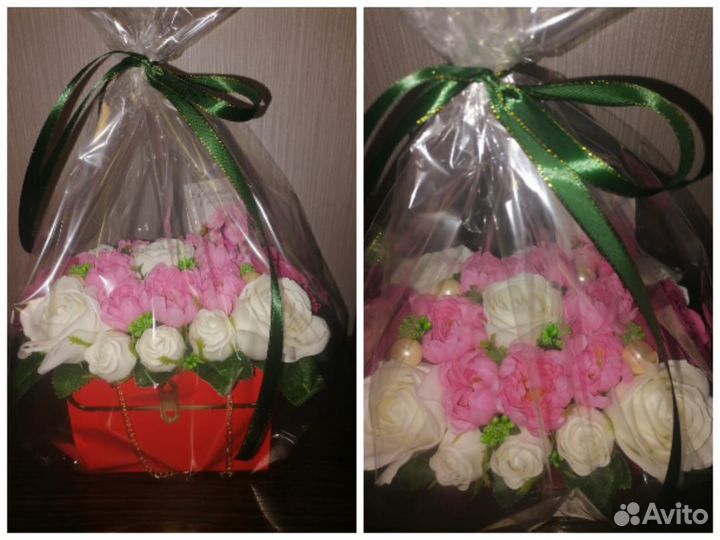 Букет цветов из мыла