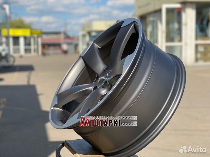 Ауди роторы r20 5-112 серые гоафит