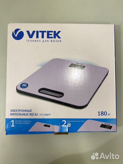 Весы напольные электронные VT-1968 P новые