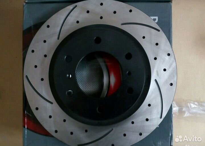 Mitsubishi Pajero 3, 4 тормозные диски спортивные