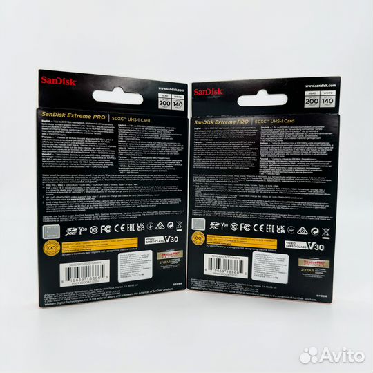 SanDisk sdхс 512GB Extreme Pro UHS-I V30 U3 200mb