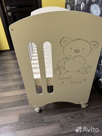 Кроватка 120x60 Micuna Sweet Bear + Матрас