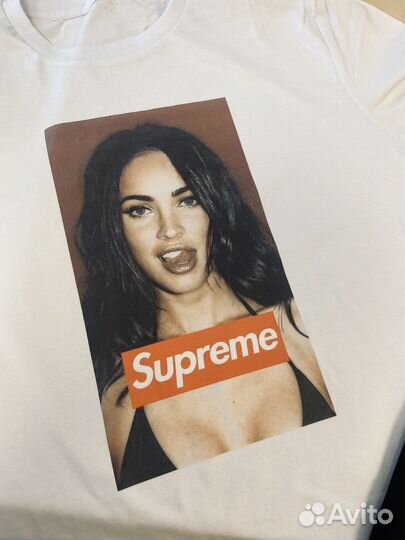 Футболка с принтом Megan Fox Supreme