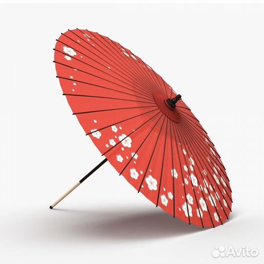 Китайский азиатский большой зонт 78см декор