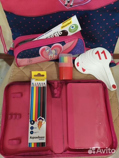 Орто-рюкзак Herlitz Sporti с наполнением б\у школа