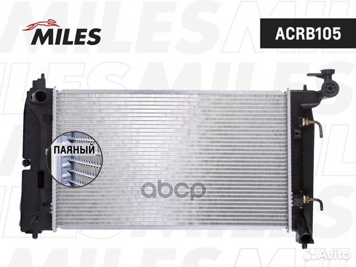 Радиатор охлаждения toyota corolla 1.4/1.6 02