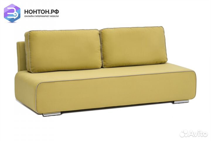 Диван еврокнижка Нео горчичный