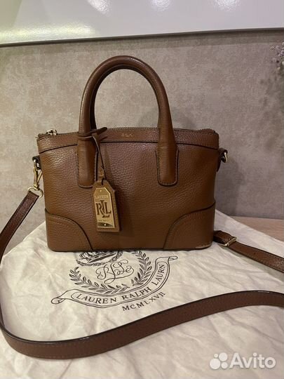 Lauren Ralph lauren сумка оригинал коричневая
