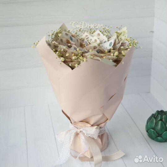 Свадебный букет/букет из денег