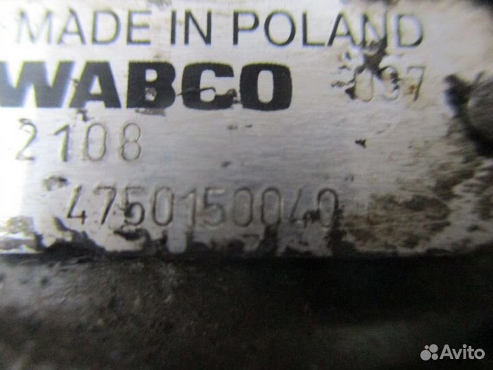 Клапан ограничительный wabco, MAN TGX, TGS, TGA, T