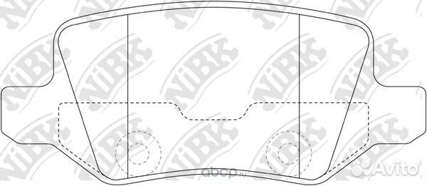 Колод торм диск NiBK PN0214