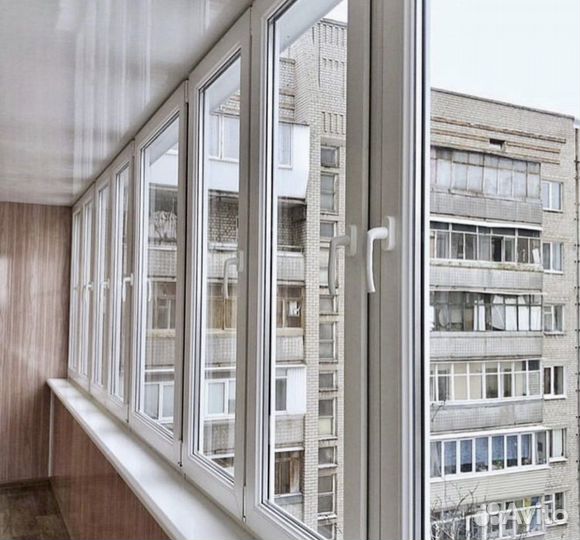 Остекление балконов и лоджий в рассрочку
