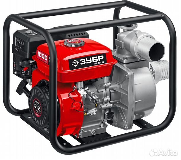 Мотопомпа бензиновая (мп-1000) зубр 1000 л/мин
